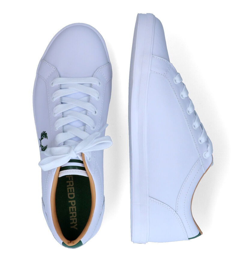 Fred Perry Baseline Chaussures à lacets en Blanc pour hommes (304477)