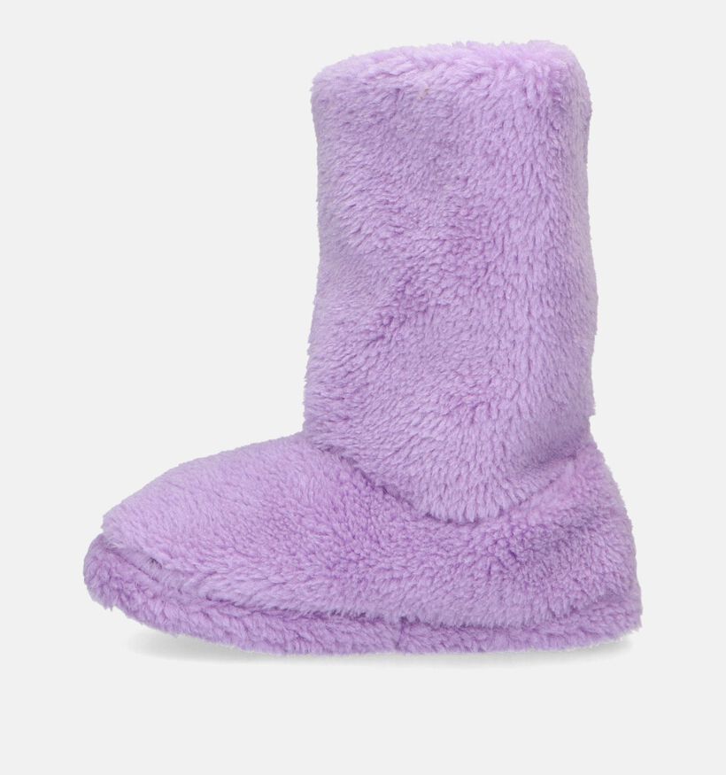 CEMI Pantoufles fermées en Violet clair (Lilas) pour filles (332245)