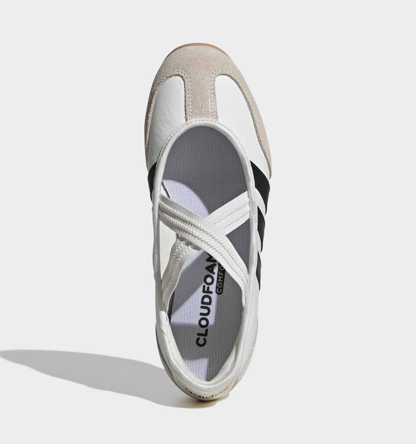 Adidas Barreda Mary Jane Ballerines en Blanc pour femmes (372544)