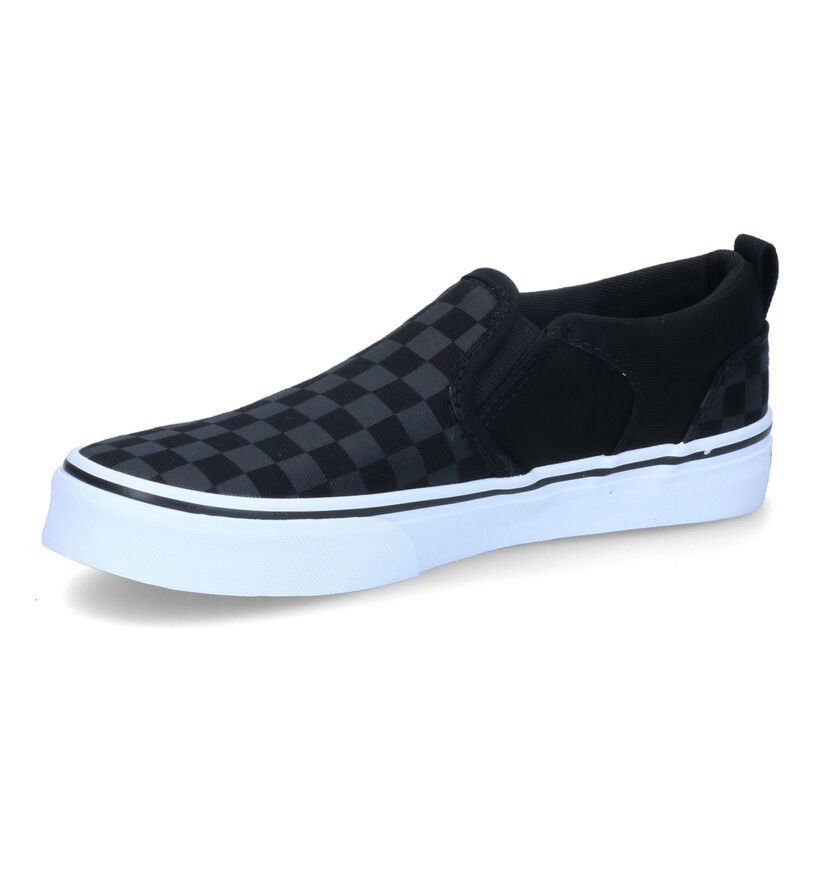 Vans Asher Zwarte Slip-on Sneakers in stof (303045)