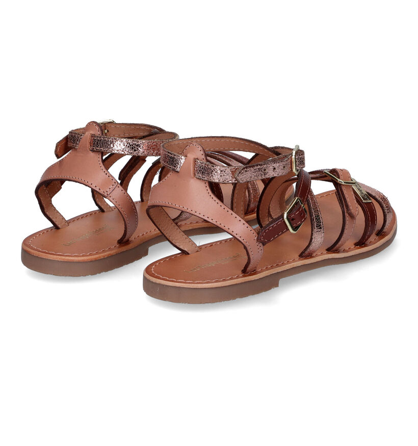 Les Tropeziennes Bukel Cognac Sandalen in leer (308544)