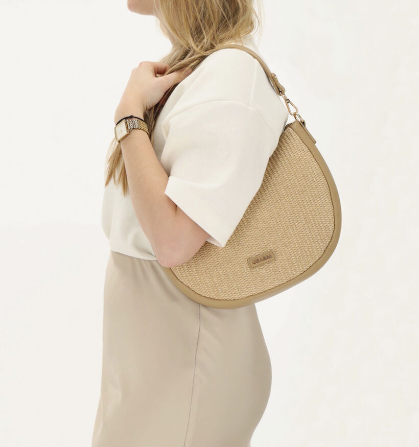 Charm London Paris Beige Schoudertas voor dames (374808)