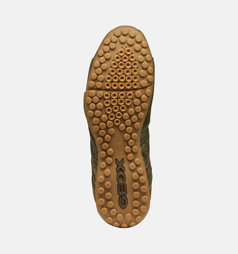 Geox Groene Lage Schoenen voor heren (360102) - geschikt voor steunzolen