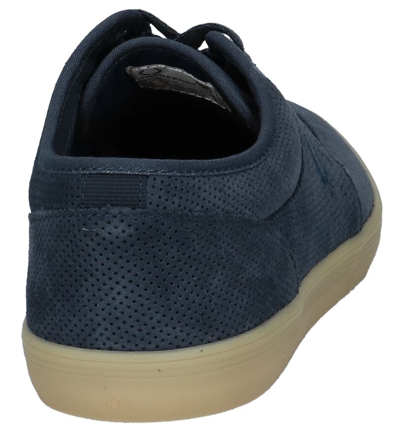 Casual Schoenen met Veters Donkerblauw Fred Perry in daim (221471)