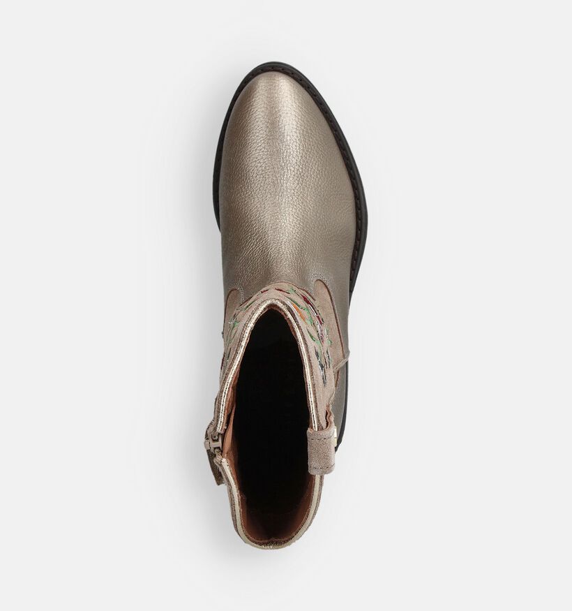 Milo & Mila Santiags en Or pour filles (363177)