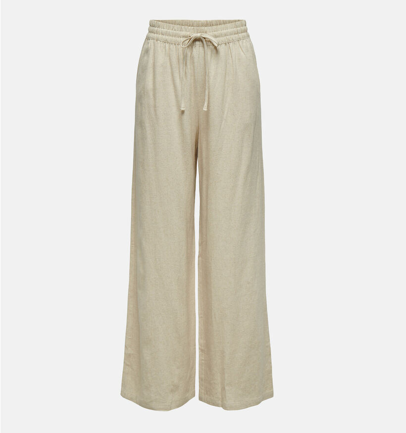 JDY Say Linen Lichtbeige Broek L32 voor dames (367881)