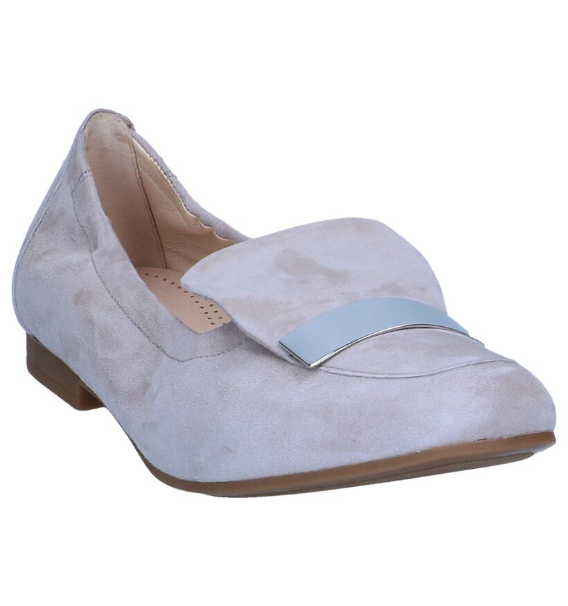 Taupe Loafers Gabor in daim (245351)