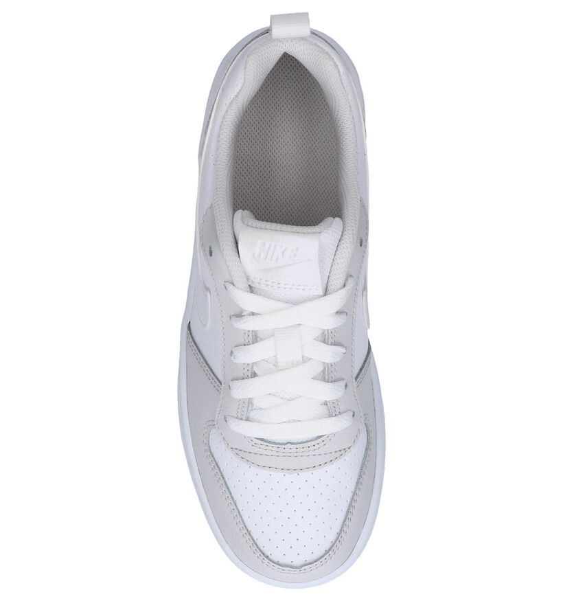 Nike Court Borough Baskets basses en Blanc en cuir (237867)