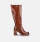 Marco Tozzi Cognac Lange Laarzen voor dames (379042)