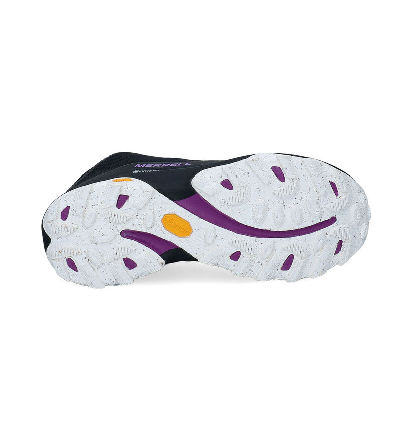 Merrell Moab Speed Mid Zwarte Wandelschoenen voor dames (310224) - geschikt voor steunzolen