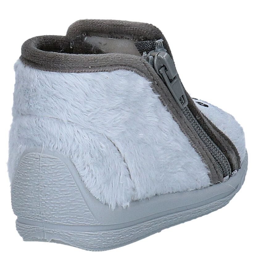 Bellamy Pantoufles pour bébé en Gris clair en textile (283976)