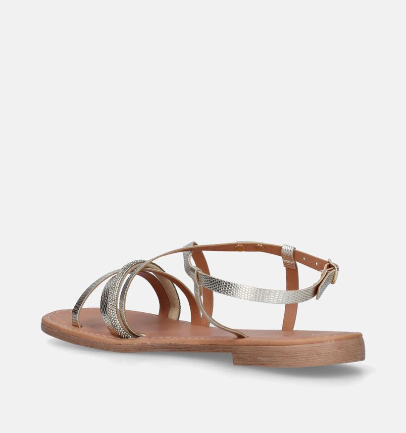 Scapa Gouden Platte sandalen voor dames (338559)