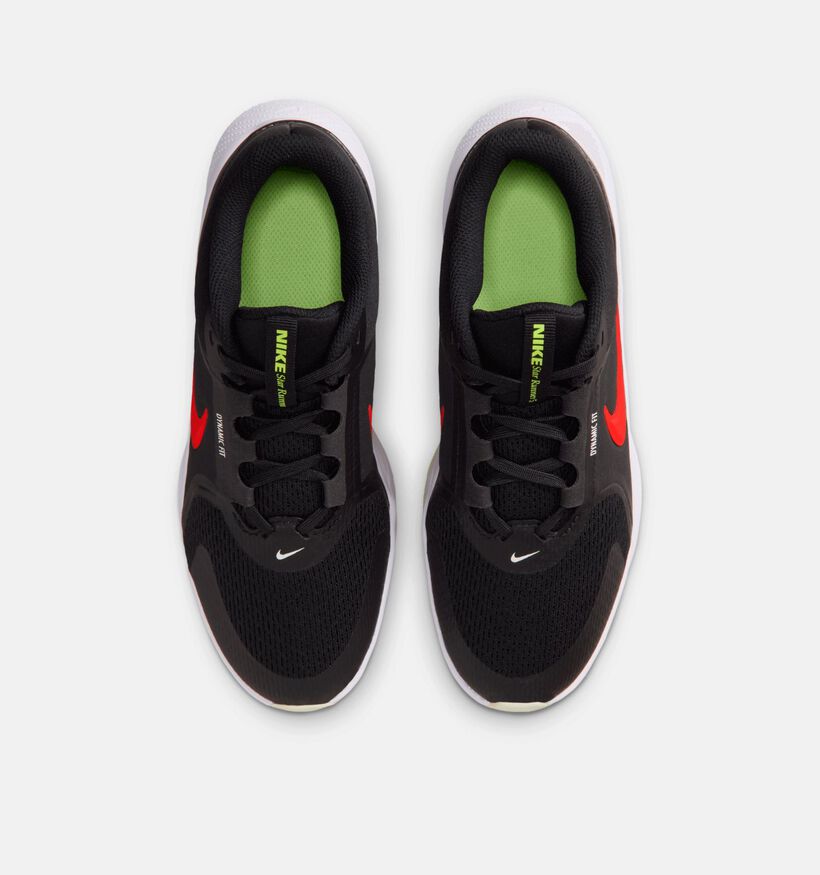 Nike Star Runner Baskets basses en Noir pour filles, gar&ccedil;ons (367280) - pour semelles orthop&eacute;diques