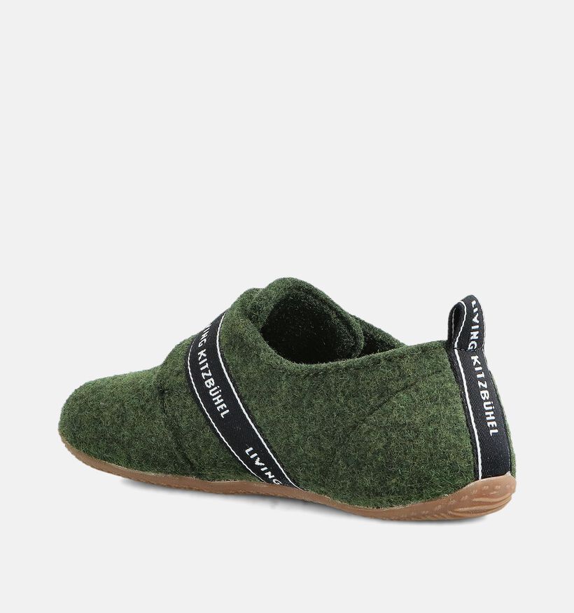 Living Kitzbühel Pantoufles fermées en Vert pour filles, garçons (365718)