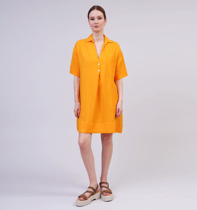 Orfeo Luca Robe courte en Orange pour femmes (359275)