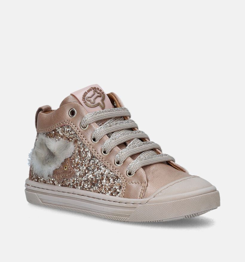 STONES and BONES Genag Blauwe Hoge schoenen voor meisjes (329454) - geschikt voor steunzolen