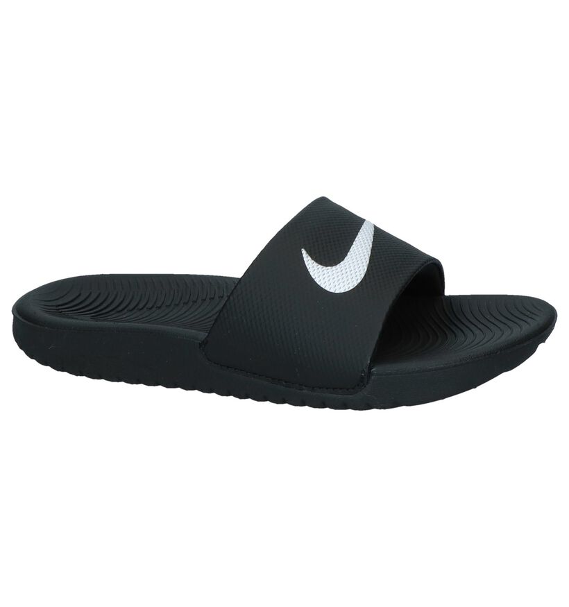 Zwarte Slippers Nike Kawa in kunststof (238301)