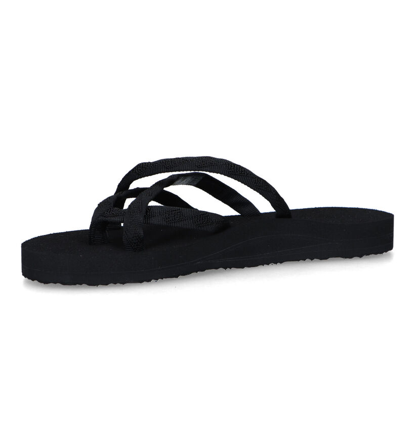 Teva Olowahu Zwart Teenslippers voor dames (321766)