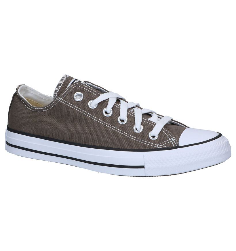 Converse Chuck Taylor AS Baskets en Beige en textile (287162)