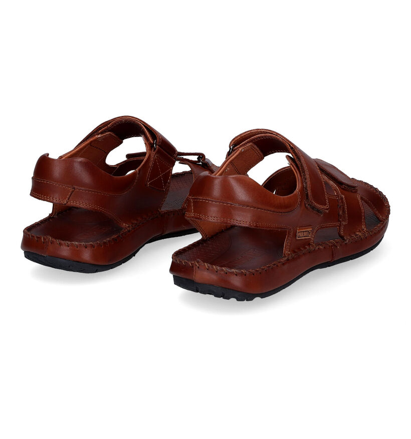 Pikolinos Tarifa Cognac Sandalen in leer (308023)