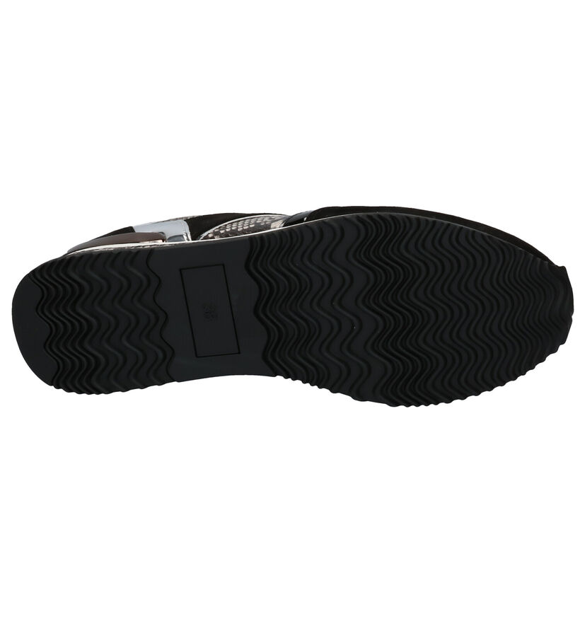 La Strada Baskets casual en Noir en simili cuir (278699)