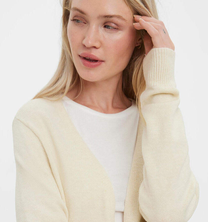 Vero Moda Lillie Cardigan tricoté en Noir pour femmes (328956)