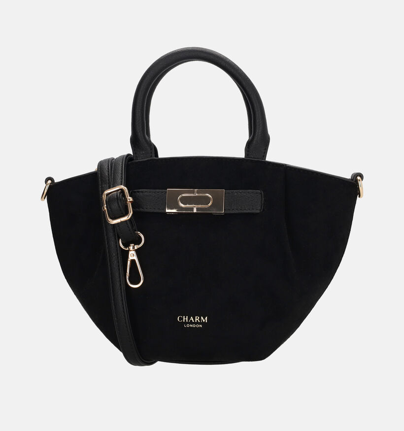 Charm London Dubai Zwarte Kleine Handtas met Riem voor dames (380947)