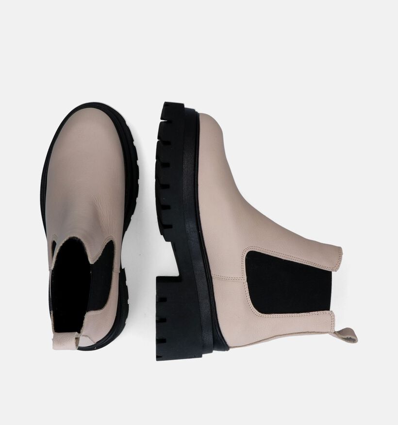 Tamaris Ecru Chelsea Boots voor dames (317344)