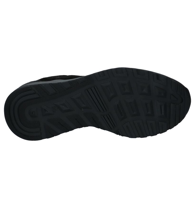 Scapa Zwarte Veterschoenen met Sterrenprint in leer (227349)