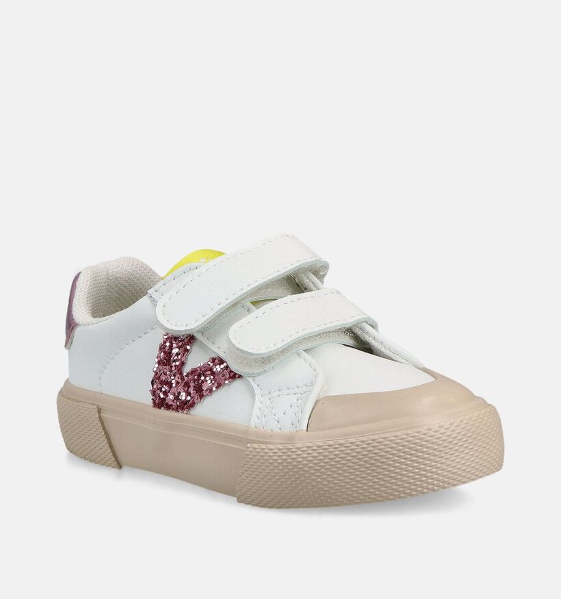 Victoria Witte Lage Sneakers voor meisjes (370996) - geschikt voor steunzolen