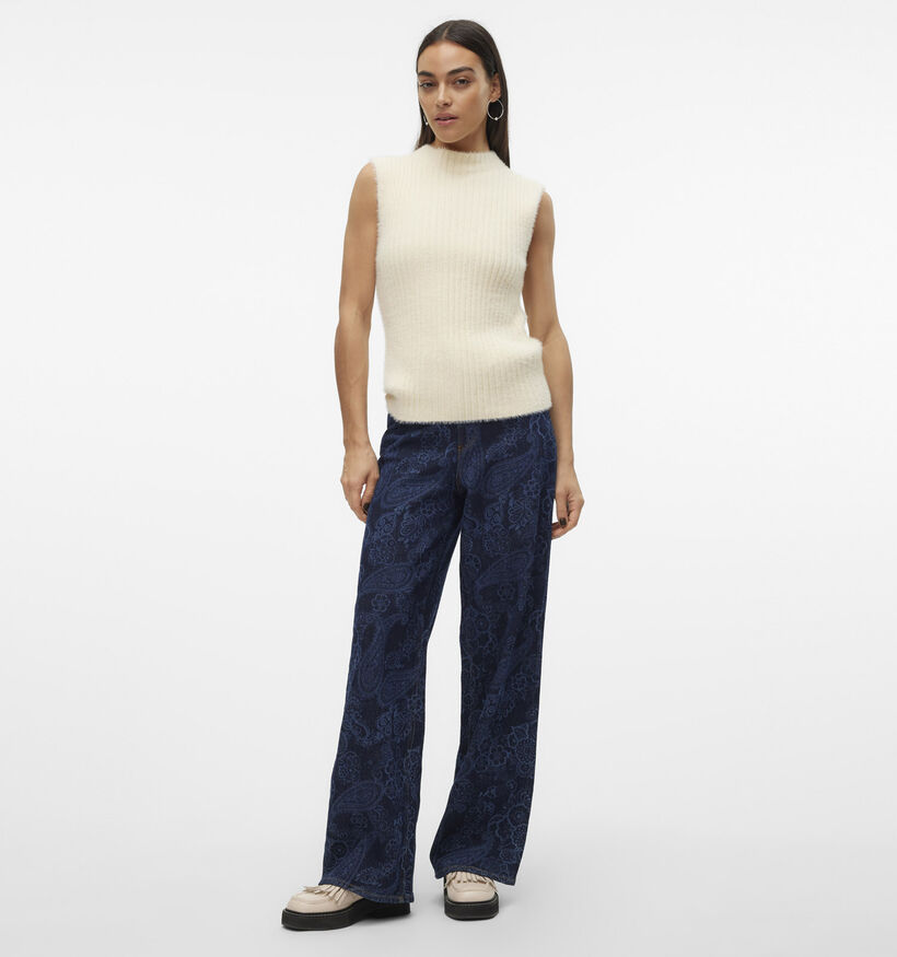 Vero Moda Lyra Beige Mouwloze trui voor dames (349059)