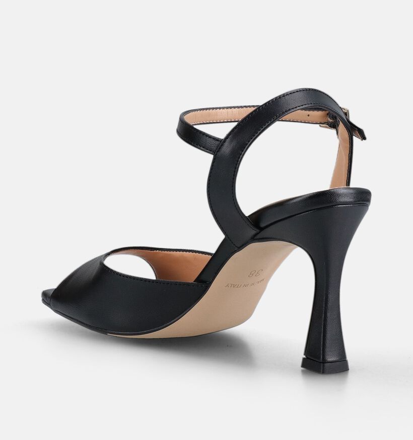 Laurent David Zwarte Sandalen met hak voor dames (373560)