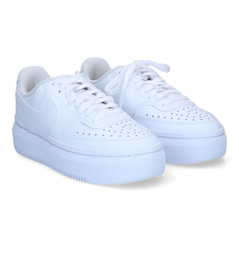 Nike Court Vision Alta Baskets en Noir pour femmes (332412)
