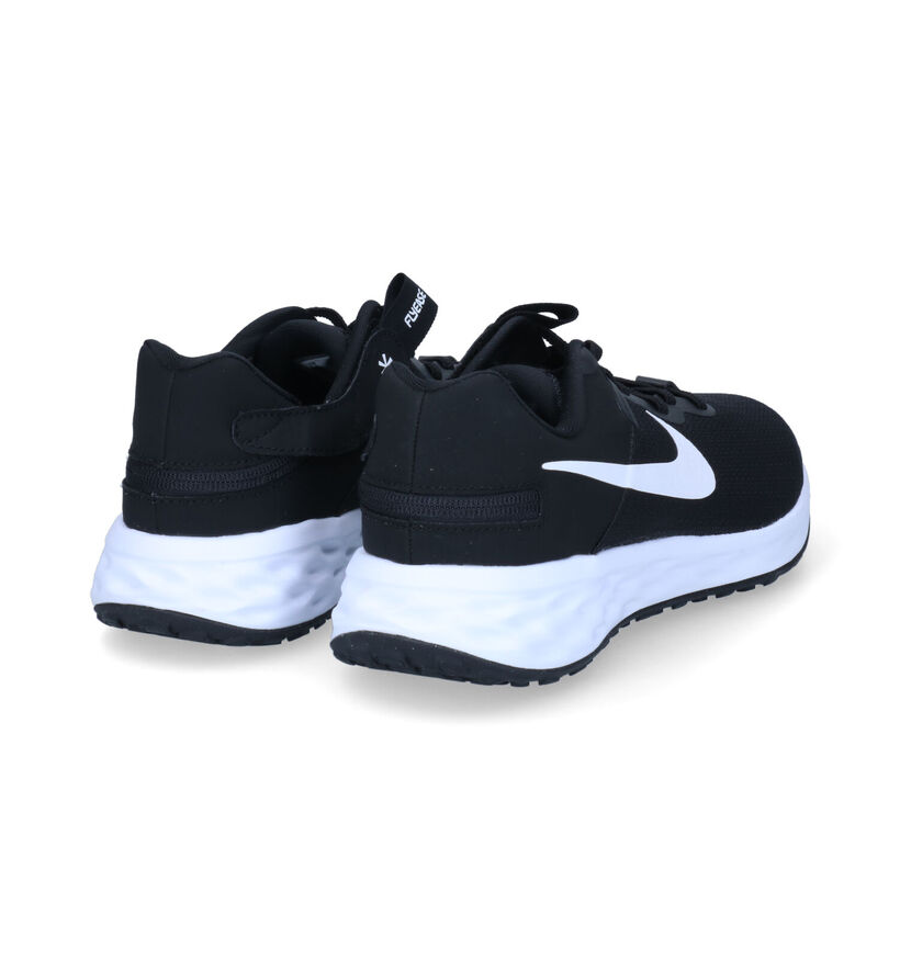 Nike Revolution 6 Flyease Zwarte Sneakers in stof (302743)