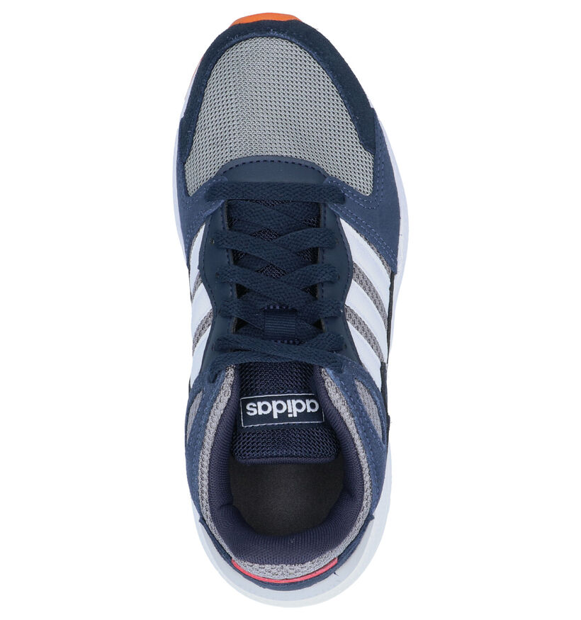 adidas Chaos Baskets en Bleu en daim (252518)