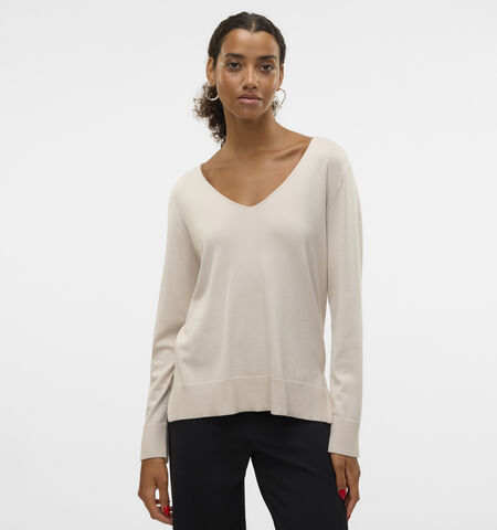Vero Moda Truien Beige/Rood