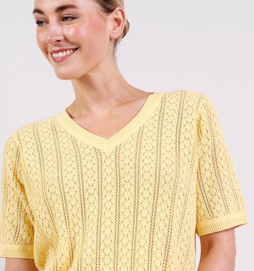 Vero Moda Lux Light 2/4 Gele Trui voor dames (369398)