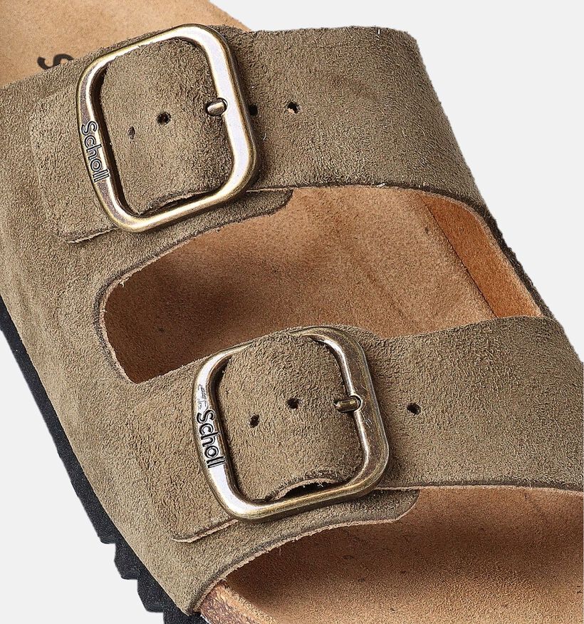 Scholl Josephine Kaki Slippers voor dames (357563)