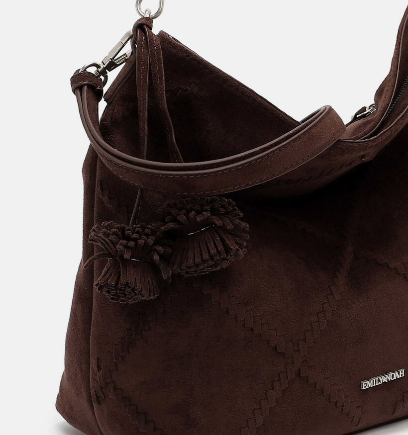 Emily & Noah Leanne Sac &agrave; bandouli&egrave;re en Brun fonc&eacute; pour femmes (378868)