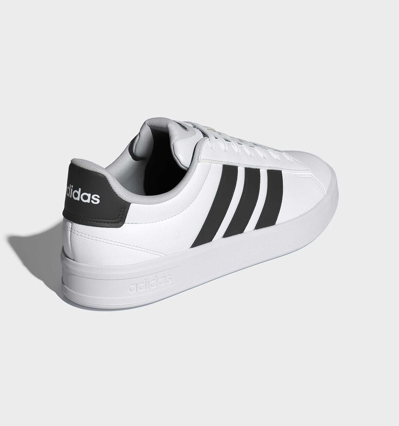 adidas Grand Court Baskets basses en Blanc pour hommes (366869) - pour semelles orthop&eacute;diques