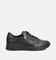 Rieker Zwarte Sneakers met Veter en Rits voor dames (360475) - geschikt voor steunzolen