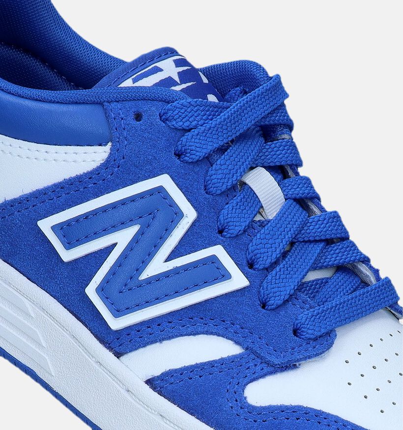 New Balance GSB 480 Baskets en Bleu pour filles, garçons (334648) - pour semelles orthopédiques