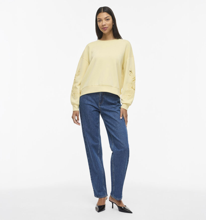 Vila Siffi Sweater en Jaune pour femmes (369492)