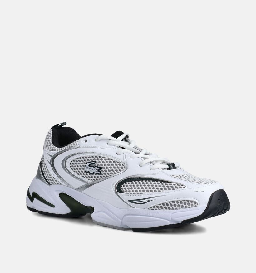 Lacoste Storm Chaussures plates en Blanc pour hommes (369363)