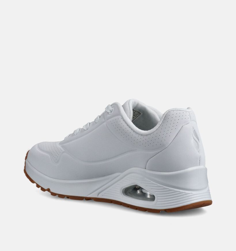 Skechers Uno Stand On Air Witte Sneakers voor dames (367833) - geschikt voor steunzolen
