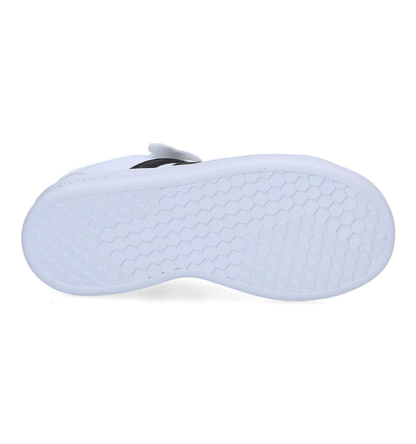 adidas Grand Court C Witte Sneakers voor jongens (318923)