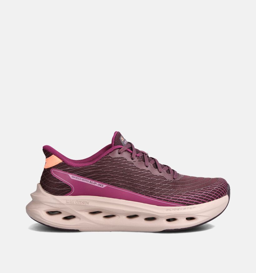 Skechers Max Cushioning Glide-Step Bordeaux Sportschoenen voor dames (359718) - geschikt voor steunzolen