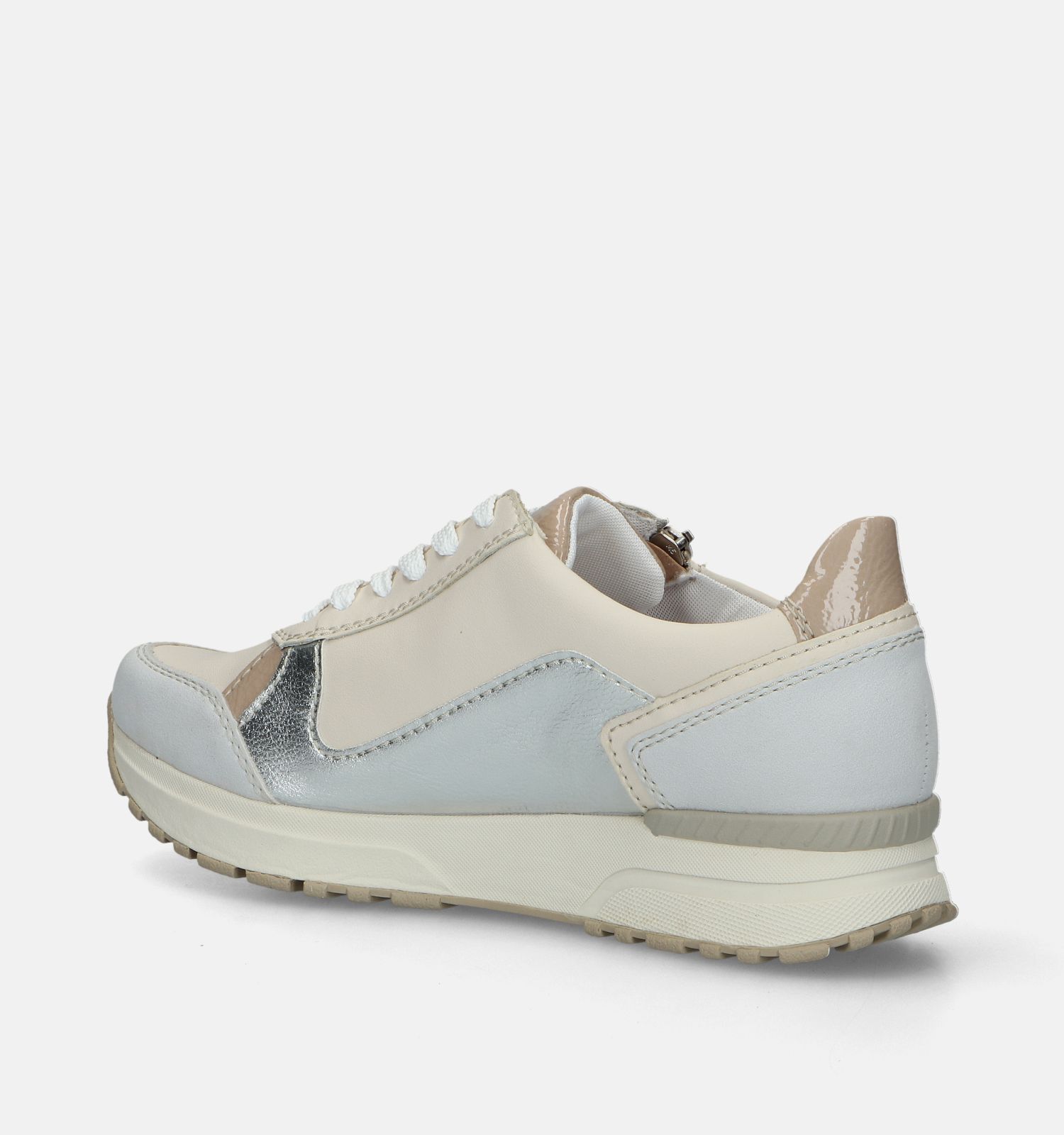 Rieker Ecru Sneakers voor steunzolen Dames Sneakers Online op TORFS.BE