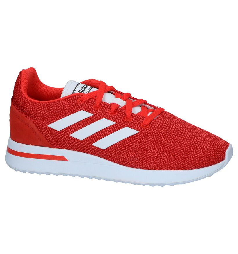 adidas RUN 70S Zwarte Sneakers in kunstleer (261830)