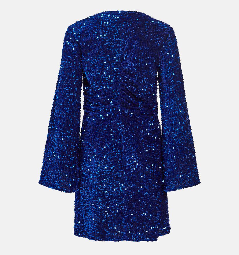 Vila Barina Robe de soirée à paillettes en Bleu (326707)